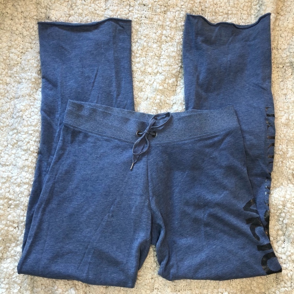 VICTORIA’S secret cozy blue sweatpants
